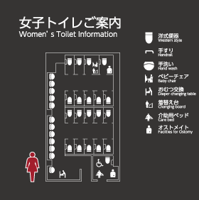 C Groundstand 1F Women's toilet Figure